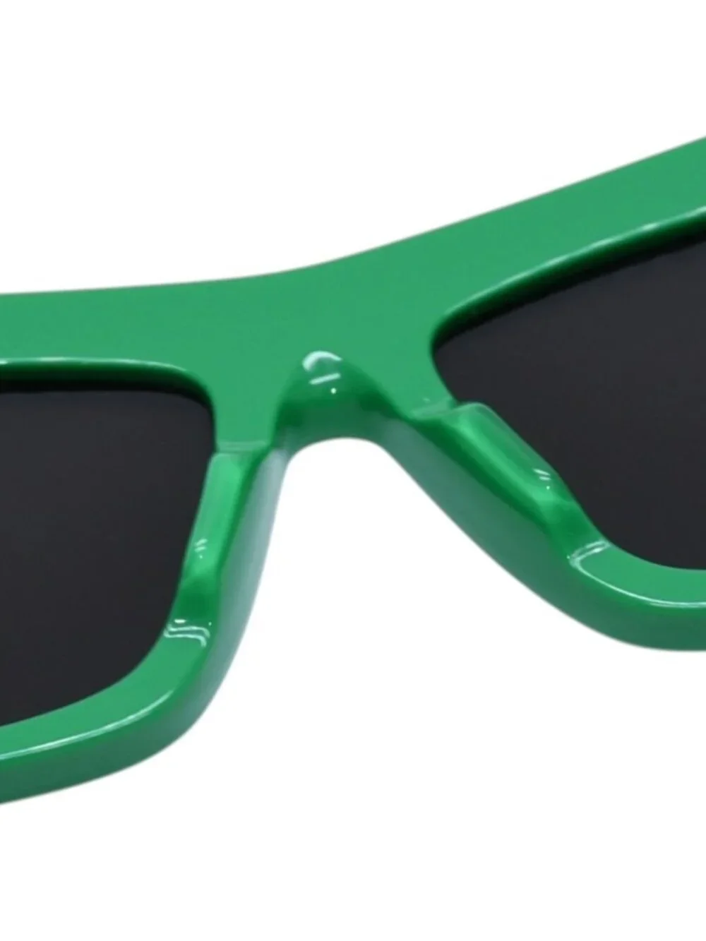 Bottega Veneta Cat Eye Sunglasses Eyewear L 55 Green Gold